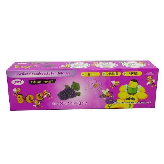 Kem Đánh Răng Trẻ Em Bee Hàn Quốc An Toàn Cho Bé 2Y+